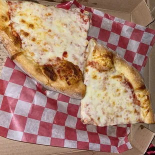 Cheese Sicilian Pizza Slice