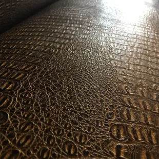 Alligator seats very cool