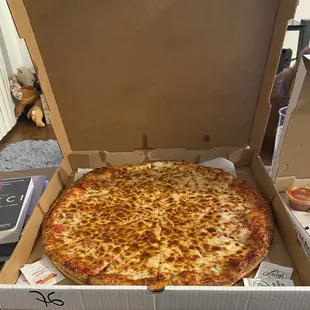 a pizza in a box