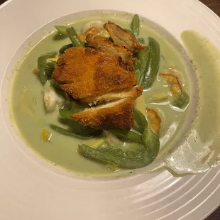 Chicken Cutlet X Green Curry!