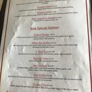 menu, sandwiches