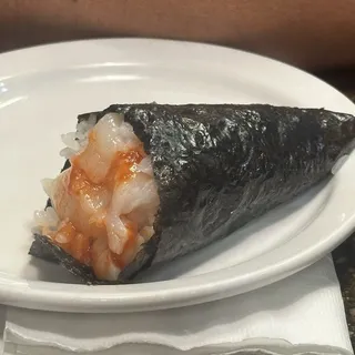 Spicy Scallop Hand Roll