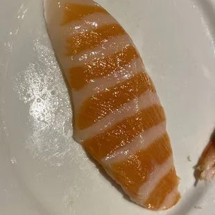 Salmon sashimi