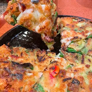 seafood Seafood &amp; Vegetable Pancake