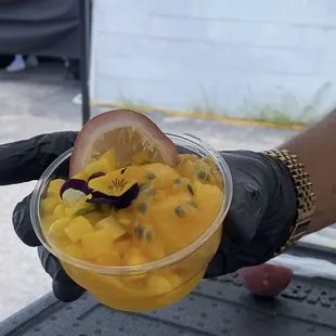 Our Mango Passion fruit Sorbet