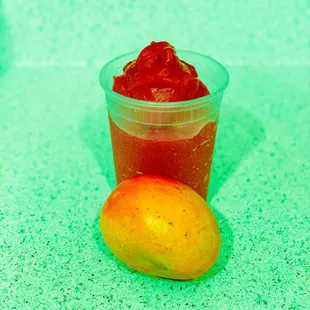 Our Red Mango Flavor Sorbet!