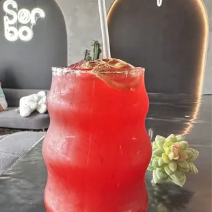 Passion Fruit Hibiscus Refresher