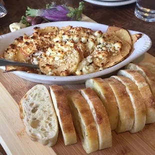 Apple Goat Cheese Bruschetta