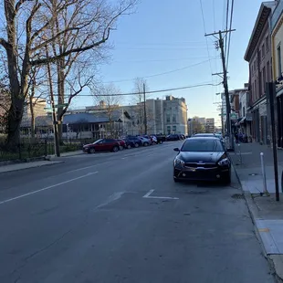 Street where shop is located