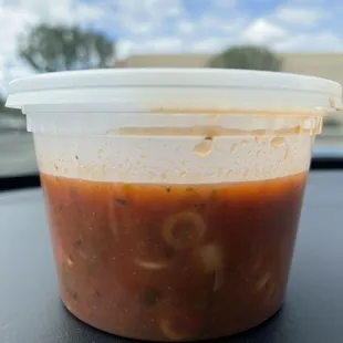 Yikes, not very full!