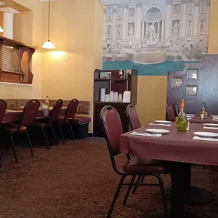 Part of the dining room