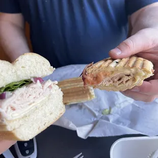 The #5 turkey on a hoagie, and the Special this week. Both very tasty!