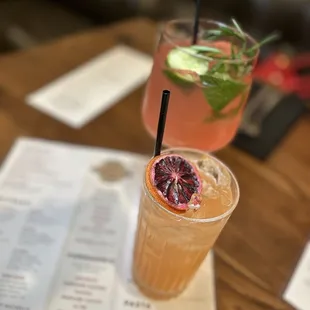 Tchin-Tchin and Virgin Spritz