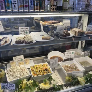 Deli case with all yummy options!