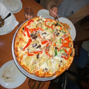 Veggie pizza