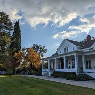 the front of the house
