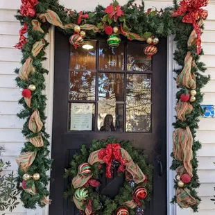 Festive Entrance to Tasting Room