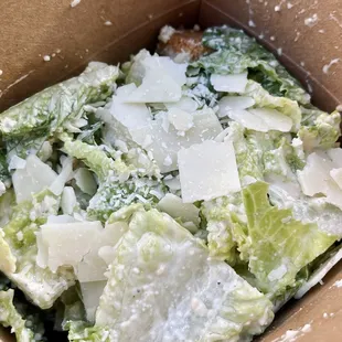 Small Caesar Salad - small box was filled to the max