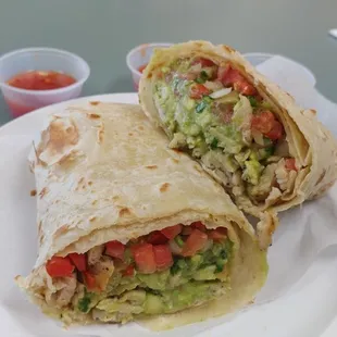 Pollo Asado Burrito