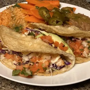 Shrimp Taco combo...