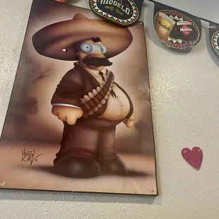 Restaurant decor.