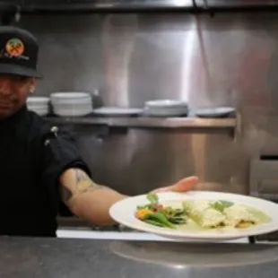 Poblano enchilada sauce! Enchiladas