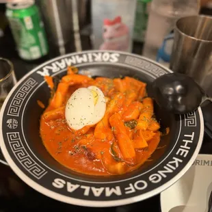 Rose tteokbokki