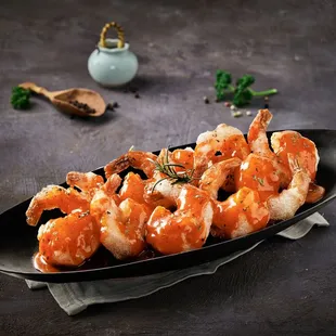 Shrimp guobaorou