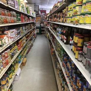 Tight aisles