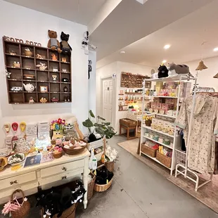Back store with cute little items for sale