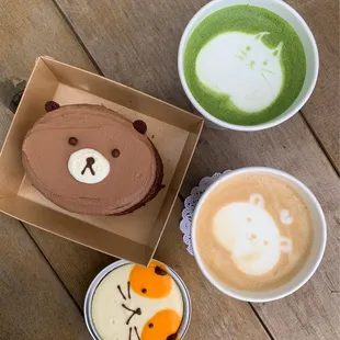 Chocolate Bear Roll Cake