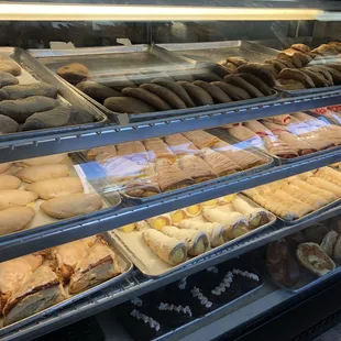 a variety of baked goods