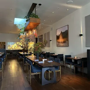 interior, sushi and sashimi