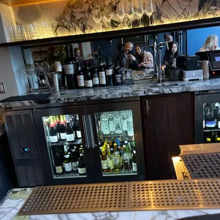 Valentines Date in the reflection.