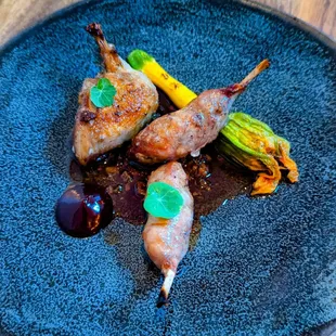 Add on quail supplement Summer tasting menu 7/2023