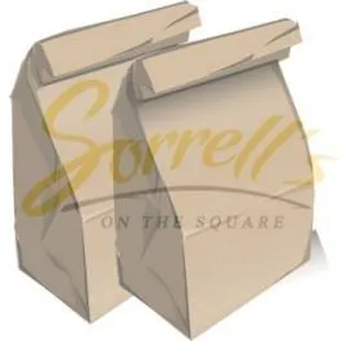 two brown paper bags