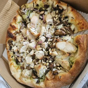 pizza, food