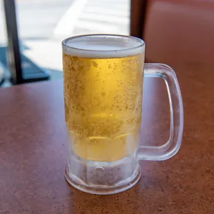 a glass of beer