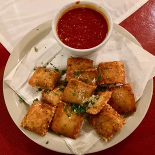 Fried ravioli