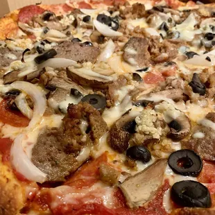 pizza, food