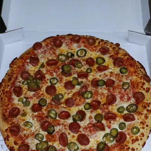 pizza, food
