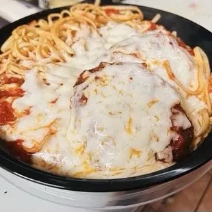 Chicken Parmesan pasta