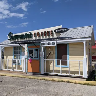 the front of the store