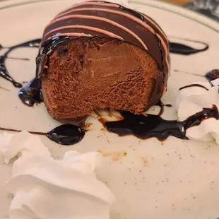 Close-Up of the Dark Amore Ice Cream Truffle  06-03-2023