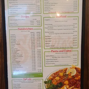 Menu Page  06-03-2023