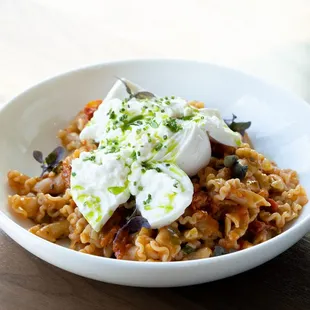 Campanelle and Burrata