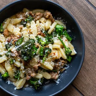 Ricotta Cavatelli- 
sausage | broccolini | white wine | garlic | pecorino