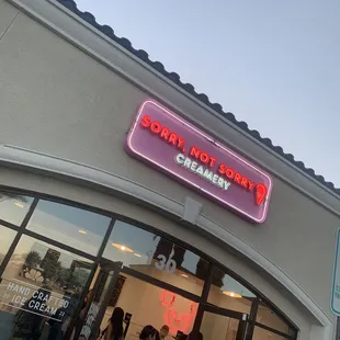 Outside
