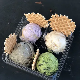 Flight of ice cream