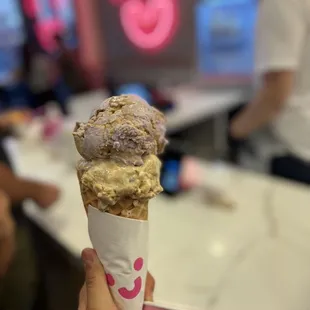 Ube Honeycomb and Brown Sugar Milk Tea with Boba